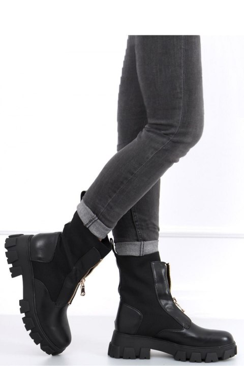 Botki ze skarpetkową cholewką RAGNA BLACK - Inello - 36 Botki ze skarpetkową cholewką RAGNA BLACK - Inello - 36