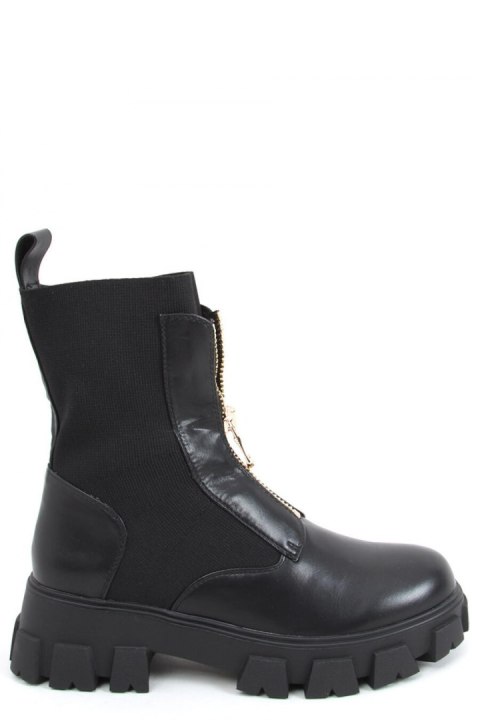 Botki ze skarpetkową cholewką RAGNA BLACK - Inello - 36 Botki ze skarpetkową cholewką RAGNA BLACK - Inello - 36