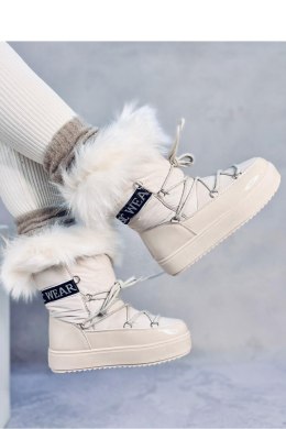 Śniegowce z futrem KENDALS BEIGE - Inello - 41