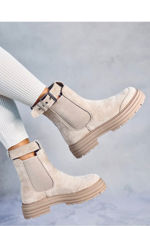 Sztyblety damskie CARLS BEIGE - Inello - 40 Sztyblety damskie CARLS BEIGE - Inello - 40