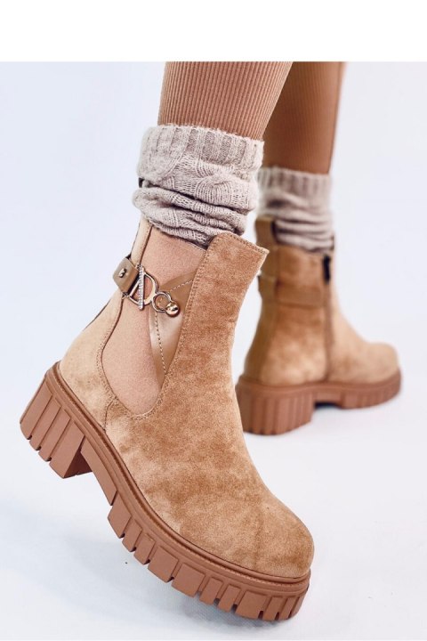 Sztyblety na platformie ERROL BEIGE - Inello - 36 Sztyblety na platformie ERROL BEIGE - Inello - 36
