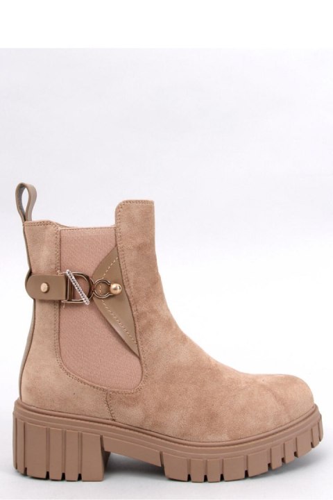 Sztyblety na platformie ERROL BEIGE - Inello - 39 Sztyblety na platformie ERROL BEIGE - Inello - 39