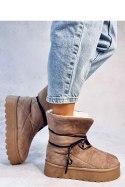 Śniegowce z kożuszkiem PRICE KHAKI - Inello - 37 Śniegowce z kożuszkiem PRICE KHAKI - Inello - 37