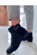Sztyblety damskie licowo-zamszowe AMIL BLACK - Inello - 36
