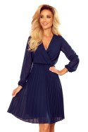 Sukienka Model Isabelle 313-6 Navy - Numoco - XXL Sukienka Model Isabelle 313-6 Navy - Numoco - XXL