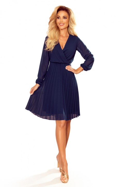 Sukienka Model Isabelle 313-6 Navy - Numoco - XXL Sukienka Model Isabelle 313-6 Navy - Numoco - XXL