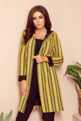 Sweter Kardigan Model 218-2 Warkocz Honey - Numoco - s