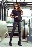Bluza Damska Model 279-2 Black Panterka - Numoco - L