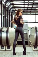 Bluza Damska Model 279-2 Black Panterka - Numoco - L