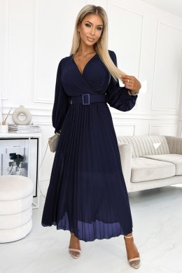 Sukienka Model 414-7 Klara Navy - Numoco - uniwersalny