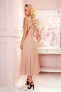Sukienka Model Emily 315-5 Beige - Numoco - XL Sukienka Model Emily 315-5 Beige - Numoco - XL