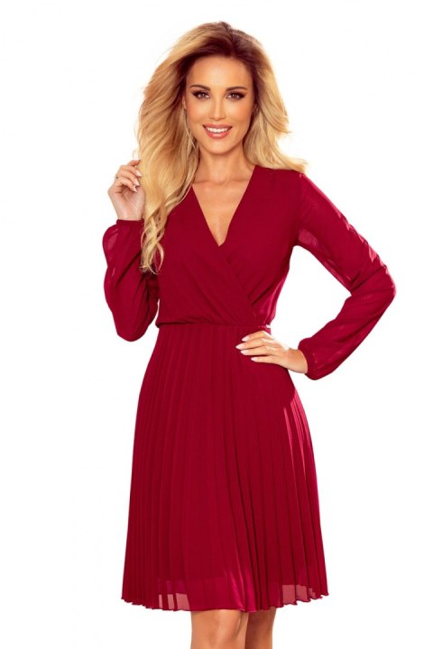 Sukienka Model Isabelle 313-8 Bordo - Numoco - XXL