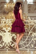 Sukienka Model Laura 205-2 Bordo - Numoco - S Sukienka Model Laura 205-2 Bordo - Numoco - S