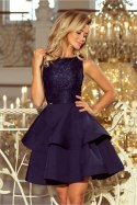 Sukienka Model Laura 205-3 Navy - Numoco - S Sukienka Model Laura 205-3 Navy - Numoco - S