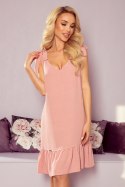 Sukienka Model Rosita 306-3 Powder Pink - Numoco - s Sukienka Model Rosita 306-3 Powder Pink - Numoco - s