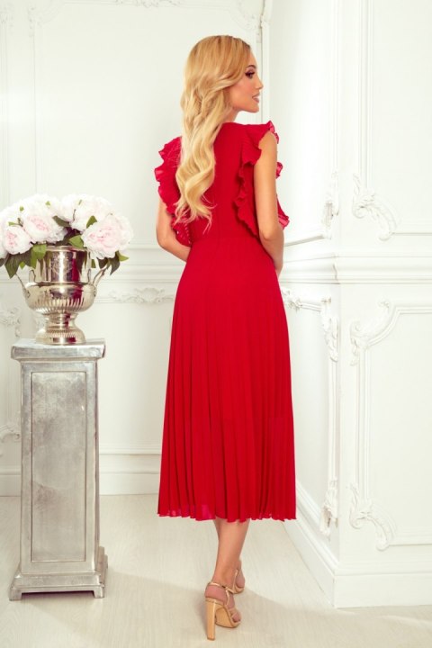 Sukienka Model Emily 315-3 Red - Numoco - XL Sukienka Model Emily 315-3 Red - Numoco - XL