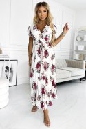 Sukienka Model Lisa 434-7 Bordo Rose - Numoco - uniwersalny