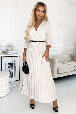 Sukienka Model Serena 462-1 Serena Beige - Numoco - uniwersalny