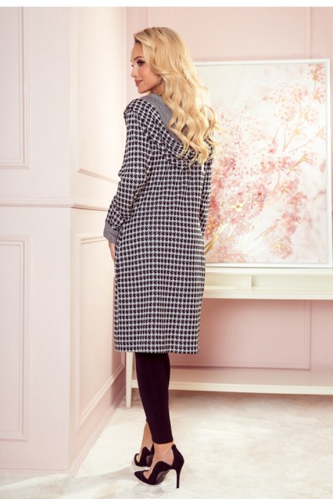 Sweter Kardigan Model 218-6 Pepitka - Numoco - s Sweter Kardigan Model 218-6 Pepitka - Numoco - s