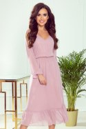 Sukienka Model 304-1 Dirty Pink - Numoco Hurtownia odzieży on-line, moda damska, bielizna i obuwie dla kobiet - Matterhorn.pl - 