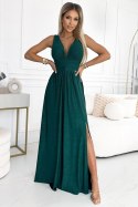 Sukienka Model 490-3 Bottle Green - Numoco - XXL