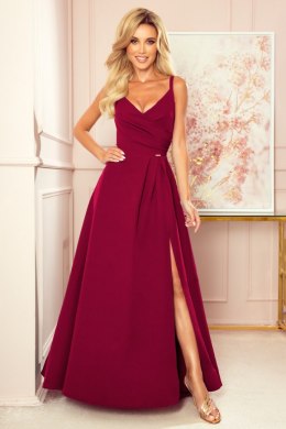 Sukienka Model Chiara 299-5 Bordo - Numoco - XL