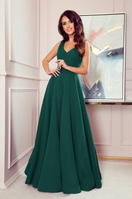 Sukienka Model Cindy 246-4 Zieleń Butelkowa - Numoco - L