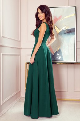 Sukienka Model Cindy 246-4 Zieleń Butelkowa - Numoco - XXL