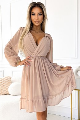 Sukienka Model Mila 538-1 Beige - Numoco - S
