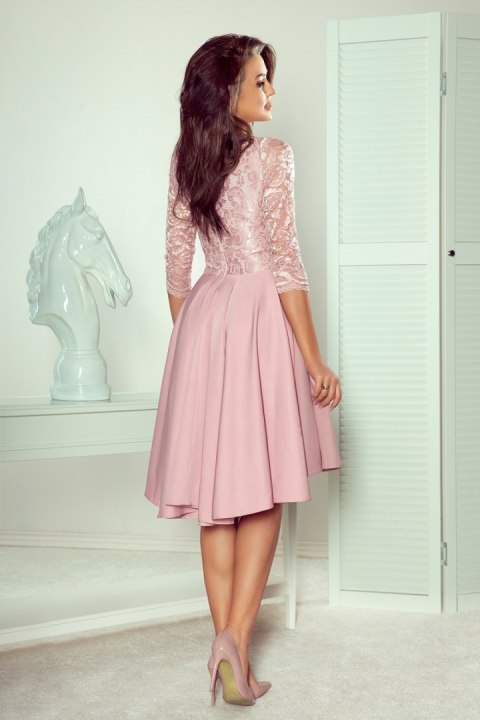 Sukienka Model Nicolle 210-11 Powder Pink - Numoco - L Sukienka Model Nicolle 210-11 Powder Pink - Numoco - L