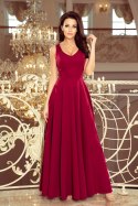 Sukienka Model Cindy 246-1 Bordo - Numoco - XL Sukienka Model Cindy 246-1 Bordo - Numoco - XL