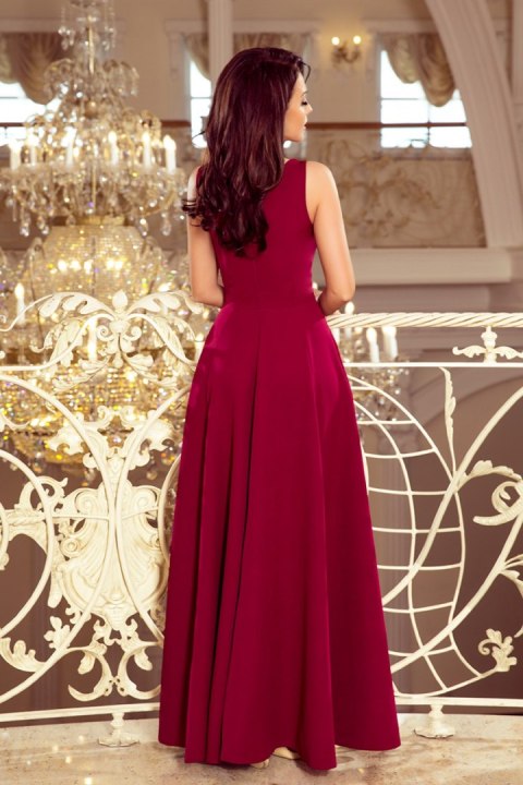 Sukienka Model Cindy 246-1 Bordo - Numoco - XL Sukienka Model Cindy 246-1 Bordo - Numoco - XL