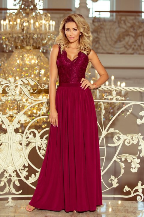 Sukienka Model Lea 211-2 Bordo - Numoco - XL