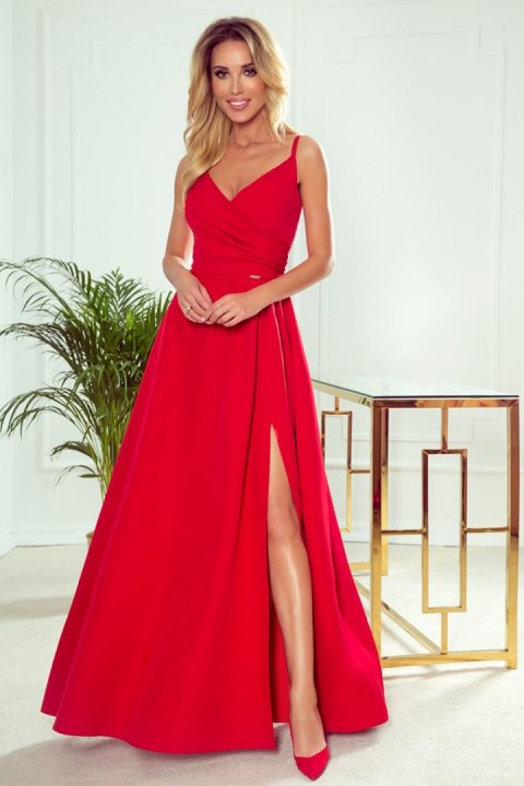 Sukienka Model Chiara 299-1 Red - Numoco - s Sukienka Model Chiara 299-1 Red - Numoco - s
