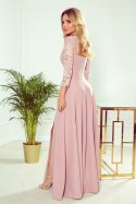 Sukienka Model Amber 309-4 Powder Pink - Numoco - s Sukienka Model Amber 309-4 Powder Pink - Numoco - s