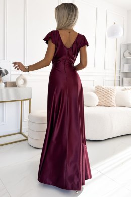 Sukienka Model Crystal 411-10 Bordo - Numoco - XXXL