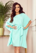 Sukienka Model Sofia 287-6 Mint - Numoco - 2XL/3XL Sukienka Model Sofia 287-6 Mint - Numoco - 2XL/3XL