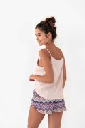Piżama Damska Model Gema Powder Pink/Violet - Sensis - XL