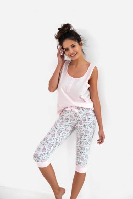 Piżama Damska Model Sheena Light Pink - Sensis - L