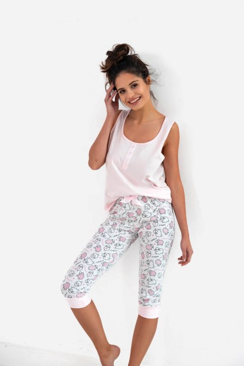 Piżama Damska Model Sheena Light Pink - Sensis - S