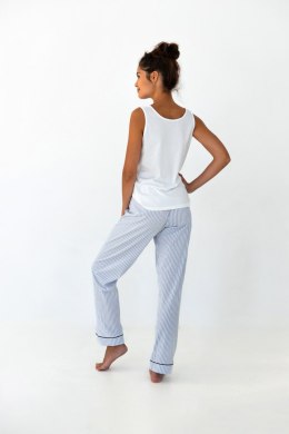 Piżama Damska Model Willow White/Blue - Sensis - L