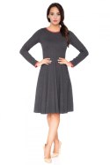 Sukienka Model F1 Dark Grey/Coral - RaWear - 36
