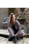 Sweter Kardigan Model Milee Brown - Sensis - S/M Sweter Kardigan Model Milee Brown - Sensis - S/M