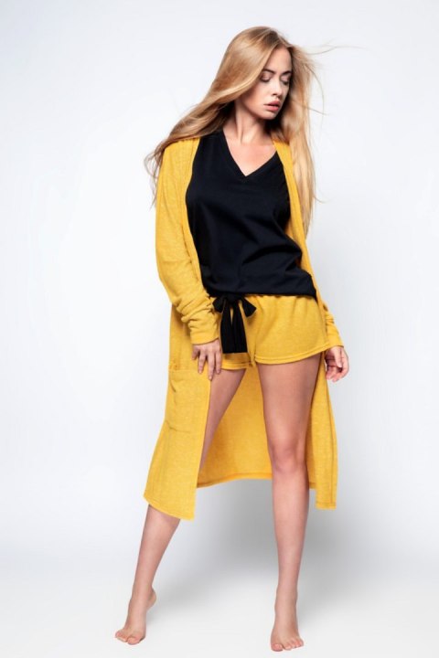 Sweter Kardigan Model Milee Musztard - Sensis - L/XL