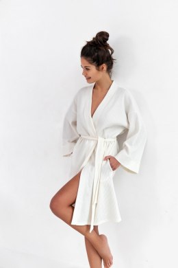 Szlafrok Damski Model Alessia Ecru - Sensis - L/XL