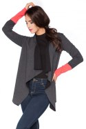 Bluza Damska Model D1 Dark Grey/Coral - RaWear - 42