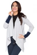 Bluza Damska Model D4 Light Grey/Navy - RaWear - 38