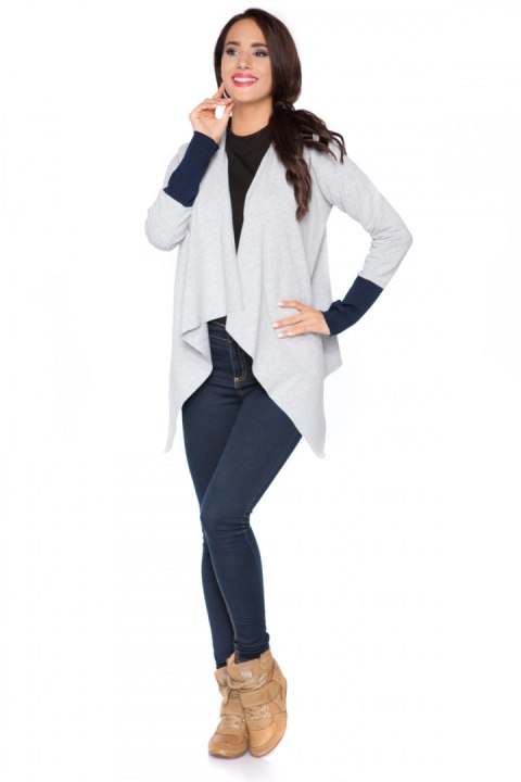 Bluza Damska Model D4 Light Grey/Navy - RaWear - 38 Bluza Damska Model D4 Light Grey/Navy - RaWear - 38