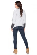 Bluza Damska Model D6 Light Grey/Dark Grey - RaWear - 42