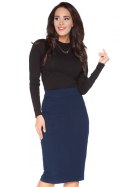 Spódnica Model I5 Navy - RaWear - 40 Spódnica Model I5 Navy - RaWear - 40